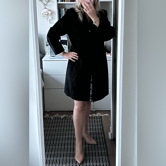 Danier Black Suede New Business Casual vintage Relaxed Jacket/Coat Size XL - Picture 3 of 10